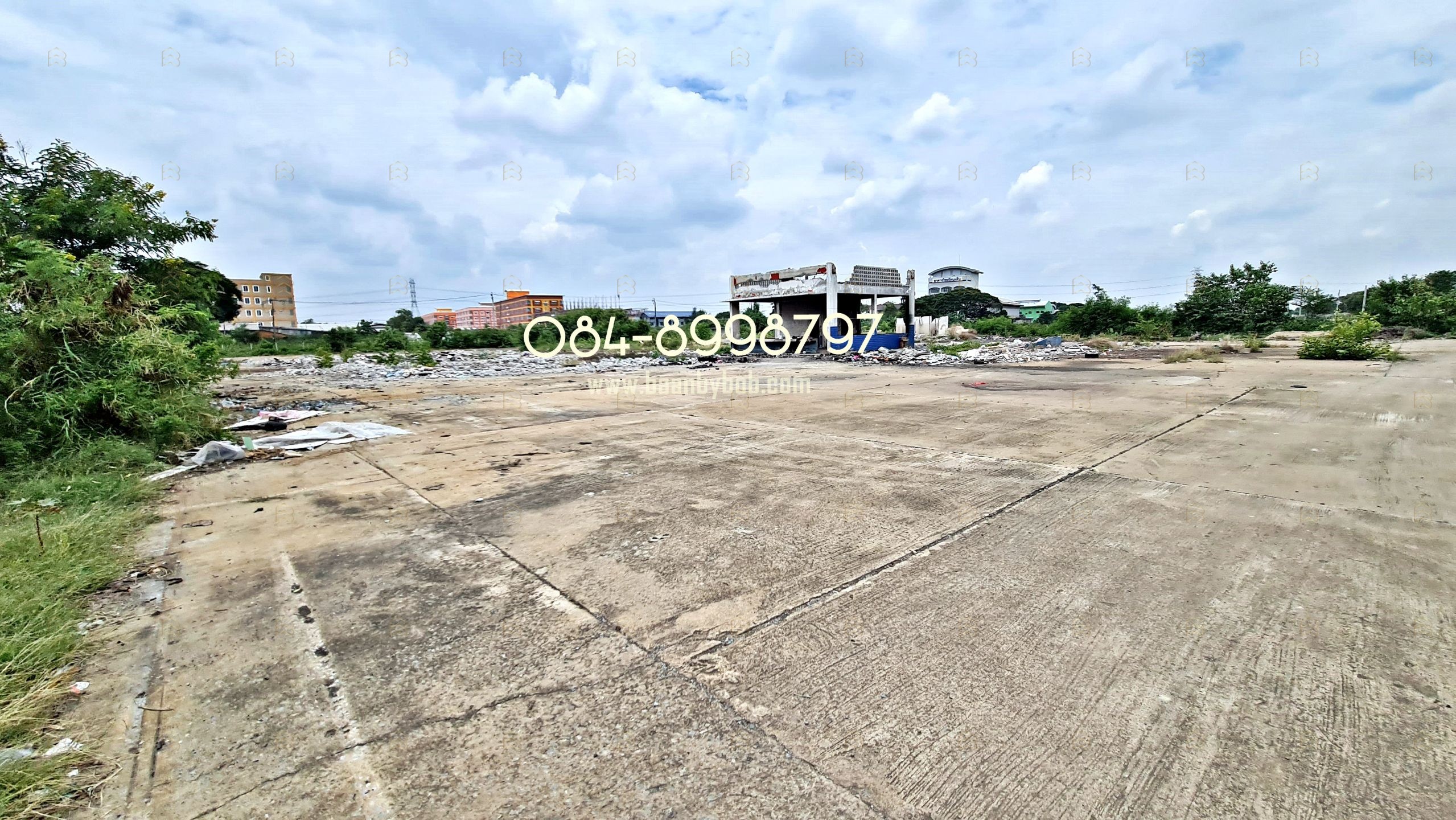 ขายที่ดินติดถนนใหญ่ 340 บางบัวทอง-สุพรรณบุรี 5-3-91 ไร่ หน้ากว้าง 142 ม. ผังสีม่วง ทำเลทอง - Image 9