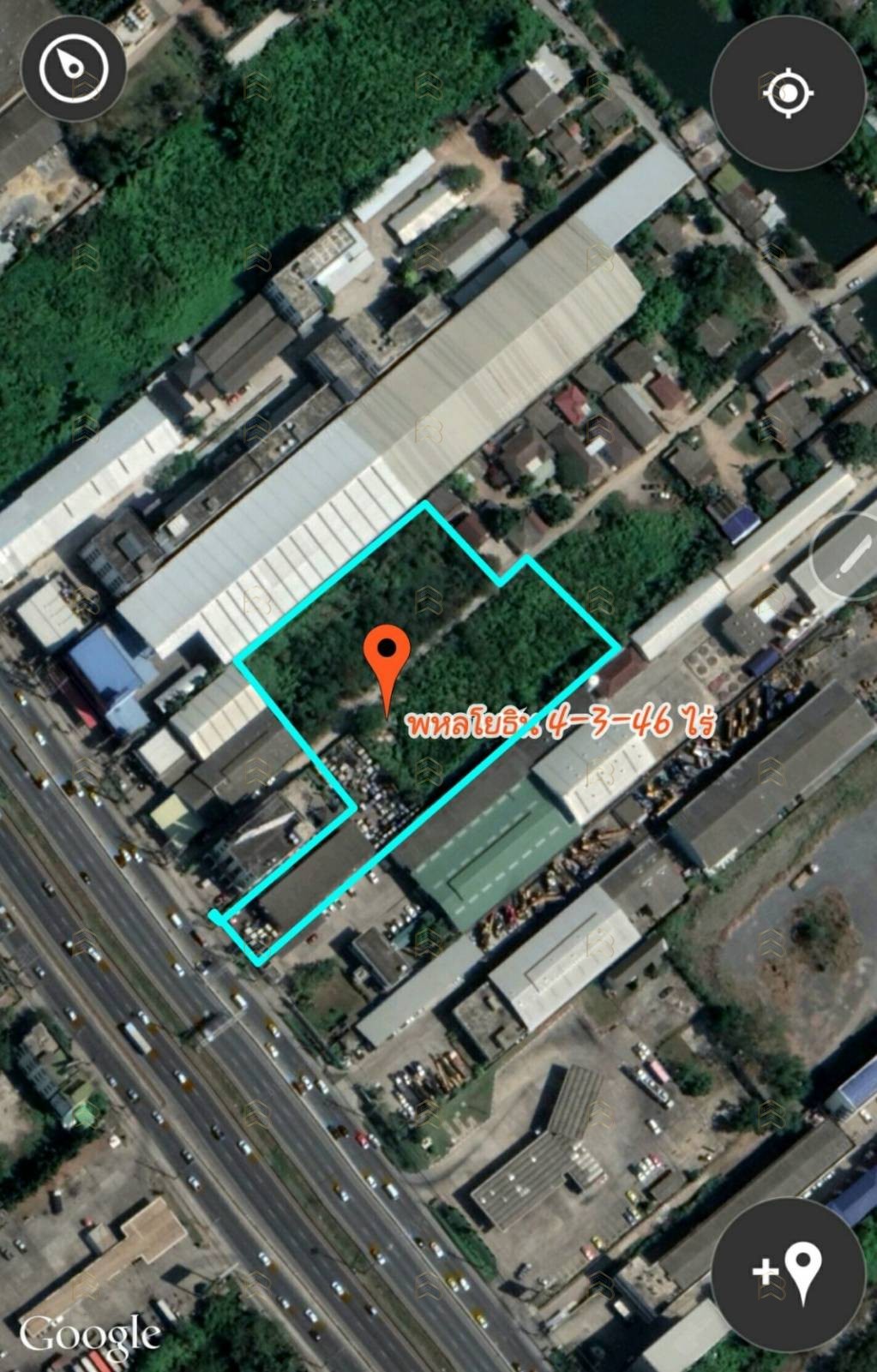 ขายที่ดินติดถนนพหลโยธิน คลองหลวง 4-3-52 ไร่ เยื้อง ม.ธรรมศาสตร์ รังสิต ทำเลศักยภาพ ผังสีส้ม - Image 2