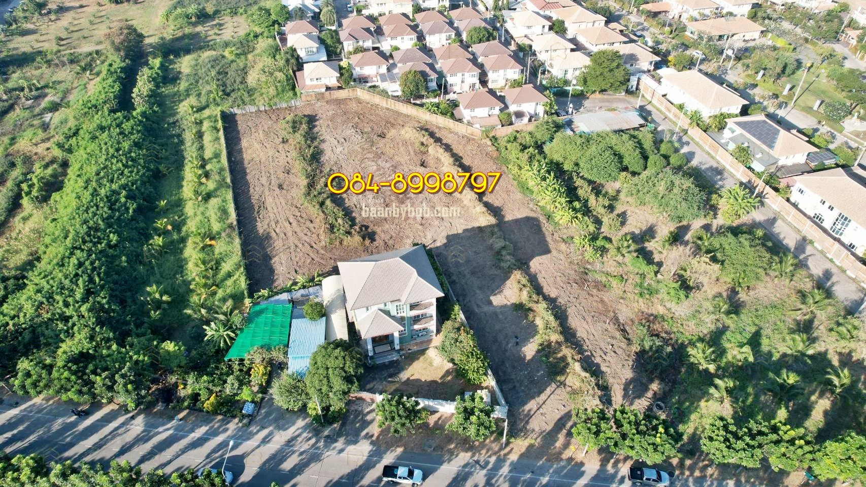 ขายที่ดินติดถนนพุทธมณฑล สาย 1 ตลิ่งชัน 3-1-68.5 ไร่ หน้ากว้าง 35 ม. ใกล้ทางด่วนและศาลตลิ่งชัน