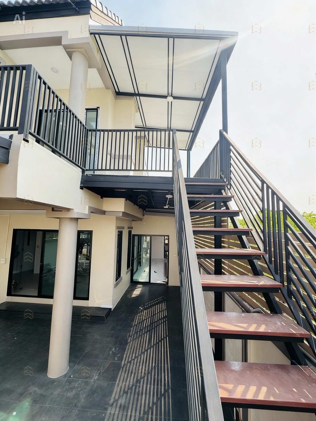 ขายทาวน์เฮ้าส์ 2 ชั้น หมู่บ้านเจ้าพระยา 9 ทำเลศักยภาพใกล้วัดสวนแก้ว หลังริมในส่วนตัวพร้อมระเบียงชมวิวด้านข้าง - Image 3